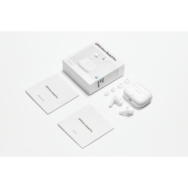 Фото - Наушники вкладыши беспроводные TWS OPPO Enco Buds3 PRO Glaze White