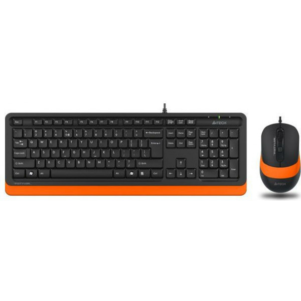 Фото - Клавіатура+миша A4tech F1010 (Orange)