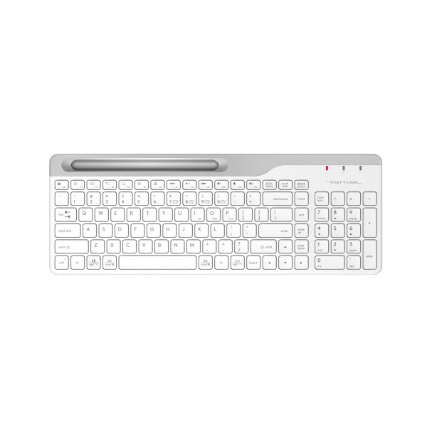 Фото - Клавіатура бездротова A4tech FBK25 White