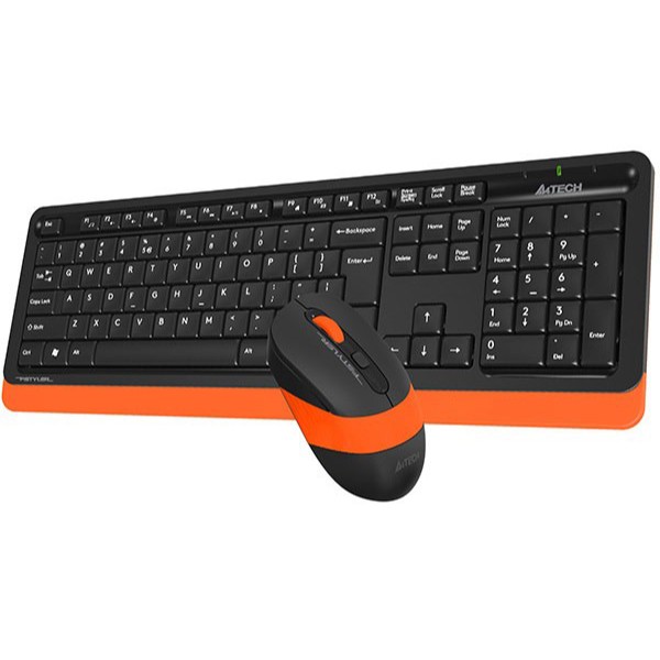 Фото - Клавиатура+мышь беспроводная A4tech FG1010 (Orange)