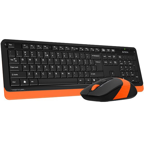 Фото - Клавиатура+мышь беспроводная A4tech FG1010 (Orange)