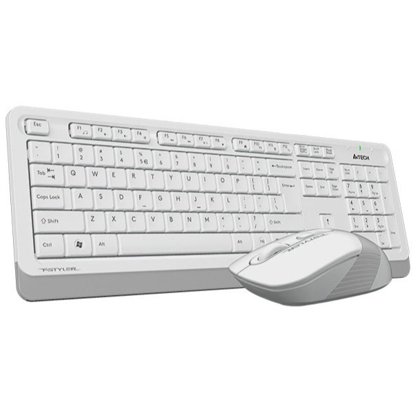Фото - Мікропошкодження - Клавіатура + миша бездротова A4tech FG1010 (White)