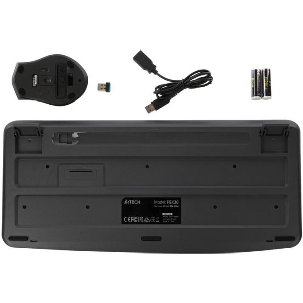 Фото - Клавиатура+мышь беспроводная A4tech FG2500S Plus (Grey)