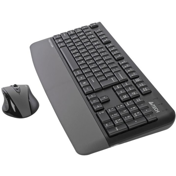 Фото - Клавиатура+мышь беспроводная A4tech FG2500S Plus (Grey)