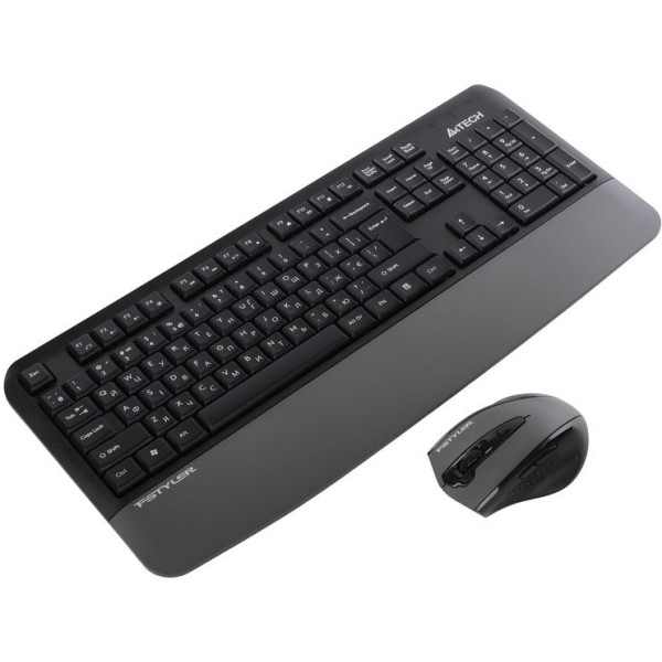 Фото - Клавиатура+мышь беспроводная A4tech FG2500S Plus (Grey)