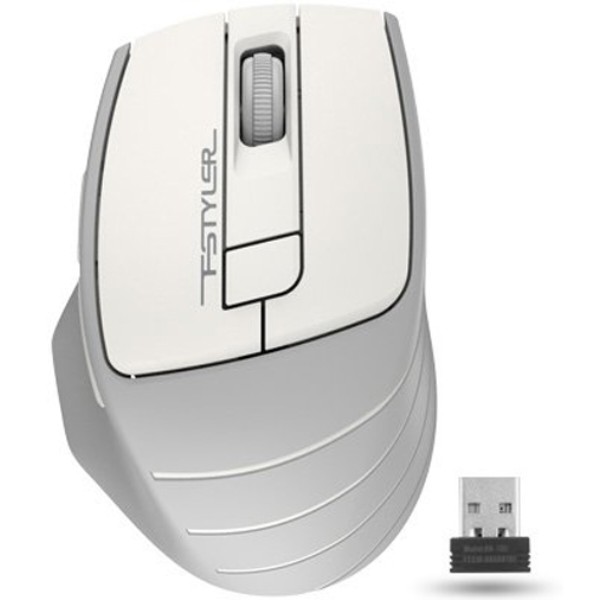 Фото - Миша бездротова A4tech FG30 (Grey/White)