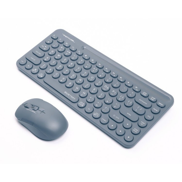 Фото - Клавіатура + миша бездротова A4tech FG3200 Air2 (Blue)