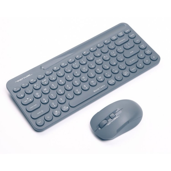 Фото - Клавіатура + миша бездротова A4tech FG3200 Air2 (Blue)