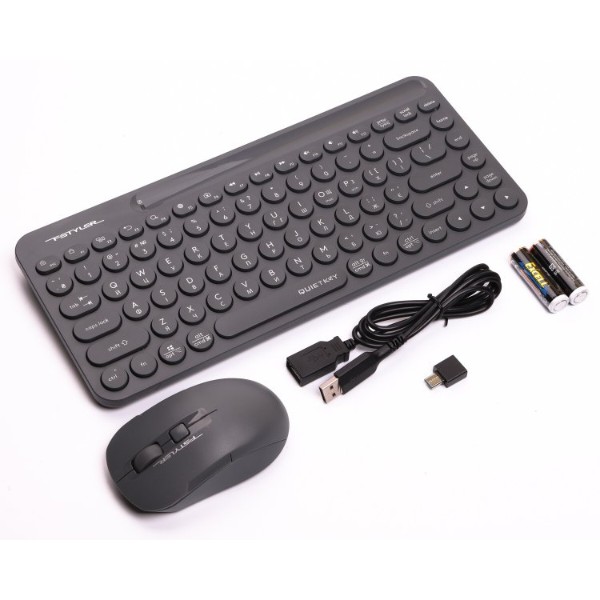 Фото - Клавиатура+мышь беспроводная A4tech FG3200 Air2 (Grey)