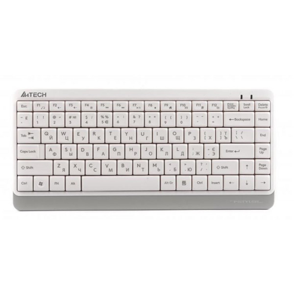 Фото - Клавіатура дротова A4tech FK11 USB (White)