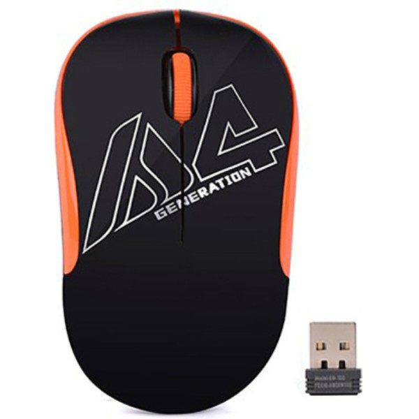 Фото - Миша бездротова A4tech G3-300N (Black+Orange)