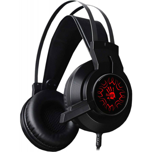 Фото - Гарнітура дротова ігрова Bloody J437 (Black)