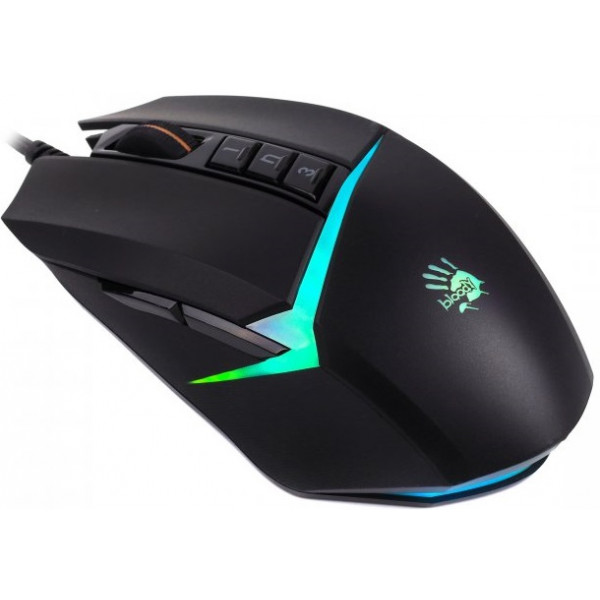Фото - Мышь проводная игровая Bloody W60 Max (Stone Black)