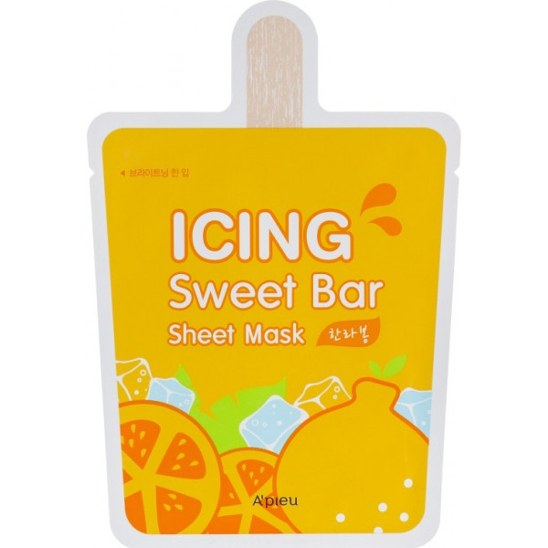 Фото - Маска для обличчя A'pieu Icing Sweet Bar Sheet Mask Hanrabong 21 г (8809530047729)