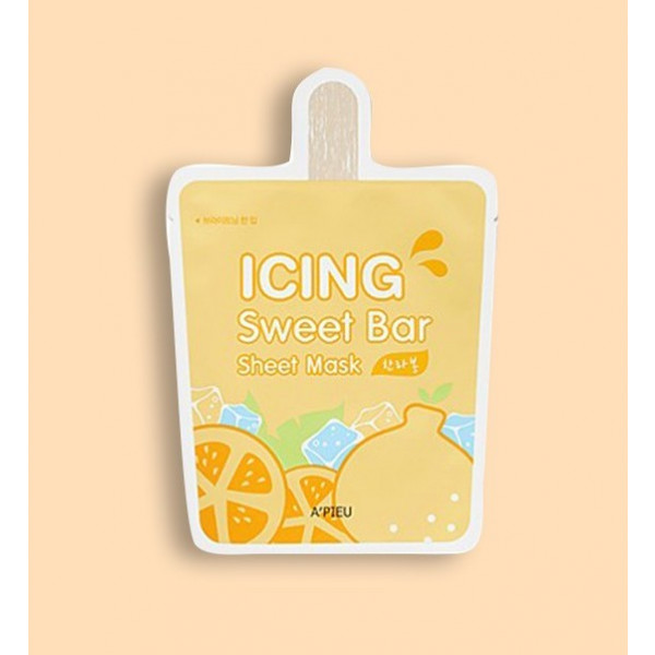 Фото - Маска для обличчя A'pieu Icing Sweet Bar Sheet Mask Hanrabong 21 г (8809530047729)