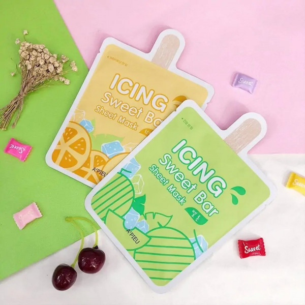 Фото - Маска для обличчя A'pieu Icing Sweet Bar Sheet Mask Hanrabong 21 г (8809530047729)
