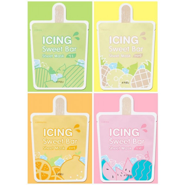 Фото - Маска для обличчя A'pieu Icing Sweet Bar Sheet Mask Hanrabong 21 г (8809530047729)