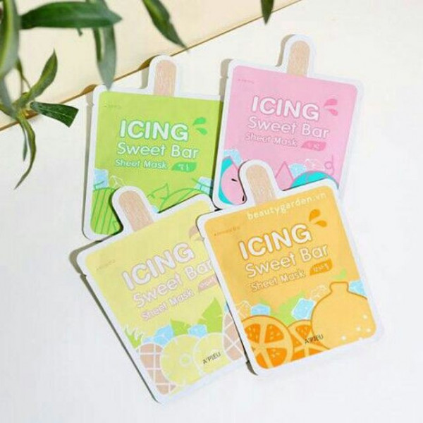 Фото - Маска для обличчя A'pieu Icing Sweet Bar Sheet Mask Hanrabong 21 г (8809530047729)