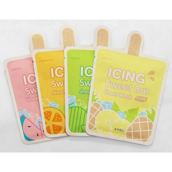 Фото - Маска для обличчя A'pieu Icing Sweet Bar Sheet Mask Hanrabong 21 г (8809530047729)