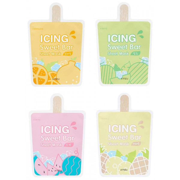 Фото - Маска для обличчя A'pieu Icing Sweet Bar Sheet Mask Hanrabong 21 г (8809530047729)