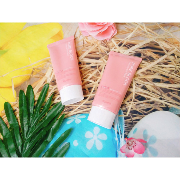 Фото - Засіб для засмаги A'pieu Pure Block Tone-up SPF50+/PA+++ 50 мл (8809581450653)