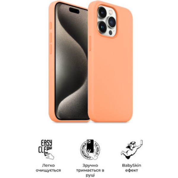Фото - Чехол для смартфона Armorstandart ICON2 MagSafe for Apple iPhone 15 Pro Orange Sorbet (ARM72756)