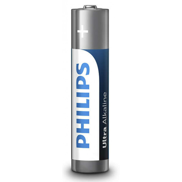 Фото - Батарейка тип AAA Philips Ultra Alkaline AAA BLI 4 (LR03E4B/10)