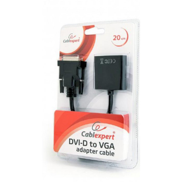 Фото - Переходник Cablexpert DVI-D - VGA (AB-DVID-VGAF-01)