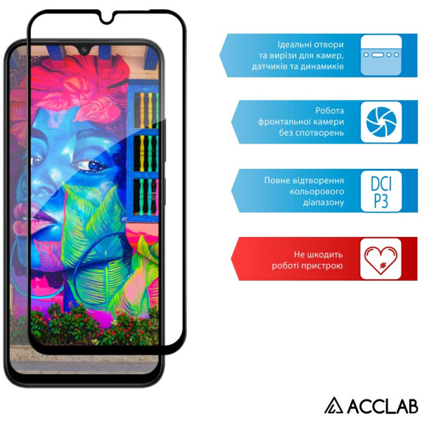 Фото - Захисне скло для смартфону ACCLAB 9H for Xiaomi Redmi 15C 4G / Redmi 15C / Poco C85 4G Black (1283126625756)