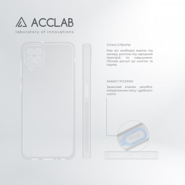 Фото - Чохол для смартфону ACCLAB Anti Dust for Samsung Galaxy A22 4G (1283126553219)