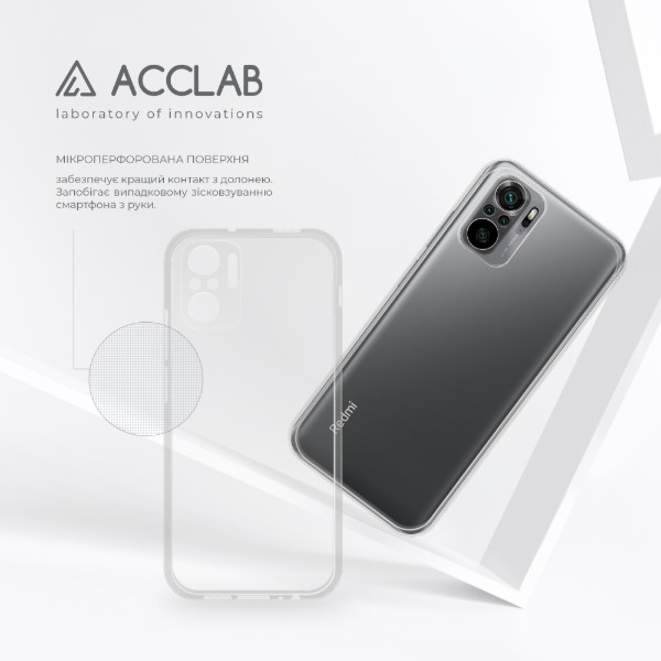 Фото - Чохол для смартфону ACCLAB Anti Dust for Xiaomi Redmi Note 10 (1283126553554)
