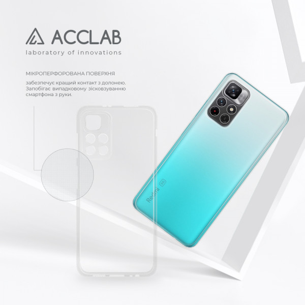 Фото - Чохол для смартфону ACCLAB Anti Dust for Xiaomi Redmi Note 11 5G (1283126553592)