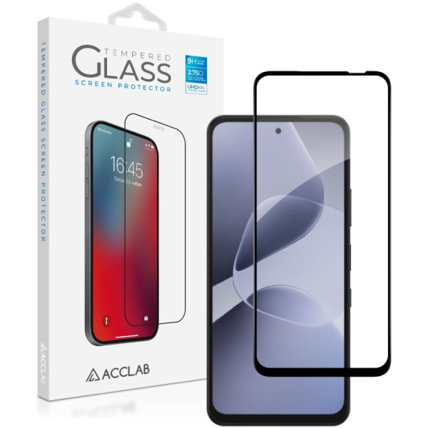 Фото - Защитное стекло для смартфона ACCLAB 9H for Infinix Hot 60i 4G Black (1283126627699)