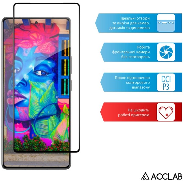 Фото - Захисне скло для смартфону ACCLAB 9H for Infinix Note 50 Pro / Note 50 / Note 50 Pro+ Black (1283126627866)