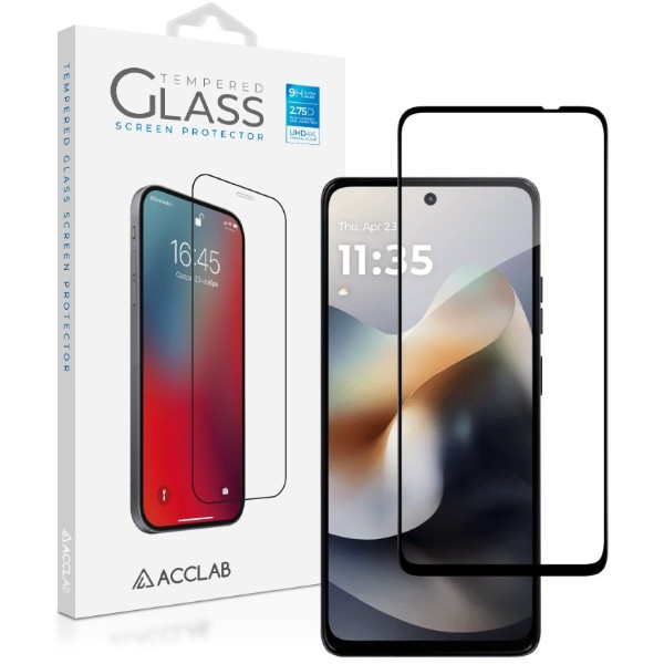Фото - Захисне скло для смартфону ACCLAB 9H for Moto G57 Power / G57 Black (1283126634437)