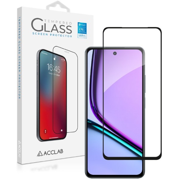 Фото - Защитное стекло для смартфона ACCLAB 9H for Realme C71 / C67 / 13 5G / C75 Black (1283126627293)