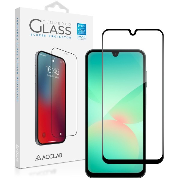 Фото - Захисне скло для смартфону ACCLAB 9H for Samsung Galaxy A27 / Galaxy A17 Black (1283126636172)
