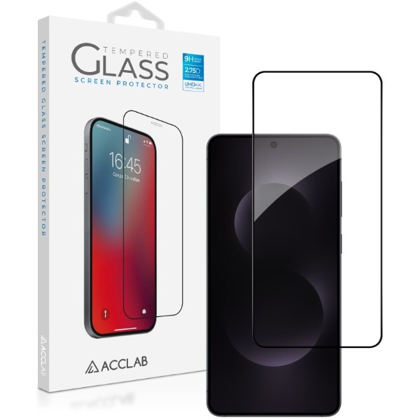 Фото - Захисне скло для смартфону ACCLAB 9H for Samsung Galaxy S25 Edge Black (1283126630033)
