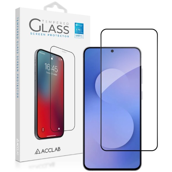 Фото - Захисне скло для смартфону ACCLAB 9H for Samsung Galaxy S25 FE Black (1283126630026)