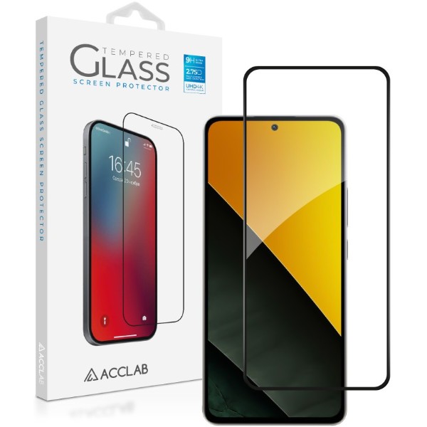 Фото - Захисне скло для смартфону ACCLAB 9H for Xiaomi Poco M7 Pro 5G Black (1283126624261)