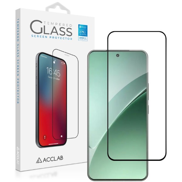 Фото - Защитное стекло для смартфона ACCLAB 9H for Xiaomi Poco M8 Pro Black (1283126634536)