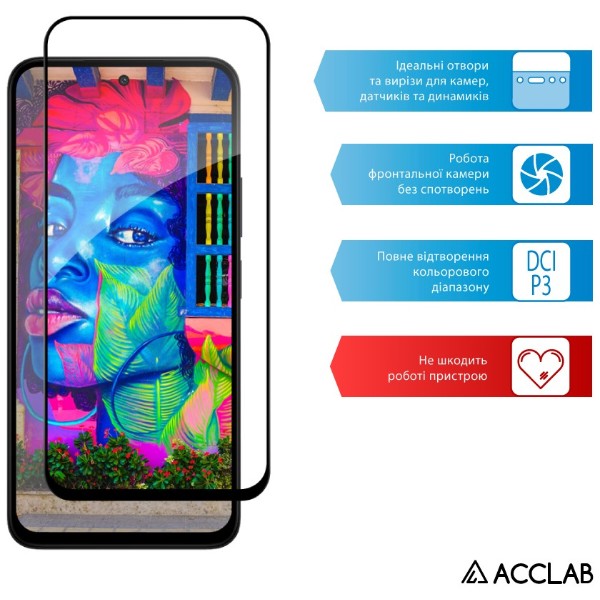 Фото - Захисне скло для смартфону ACCLAB 9H for Xiaomi Redmi 15 4G / Redmi 15 Black (1283126625688)
