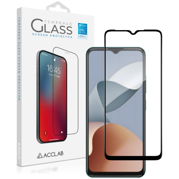 Фото - Защитное стекло для смартфона ACCLAB 9H for ZTE Blade A34 / Blade A54 Black (1283126620942)