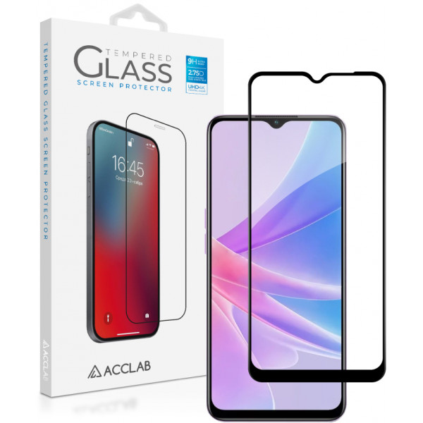 Фото - Захисне скло для смартфону ACCLAB Full Glue for Oppo A58 4G Black (1283126583452)