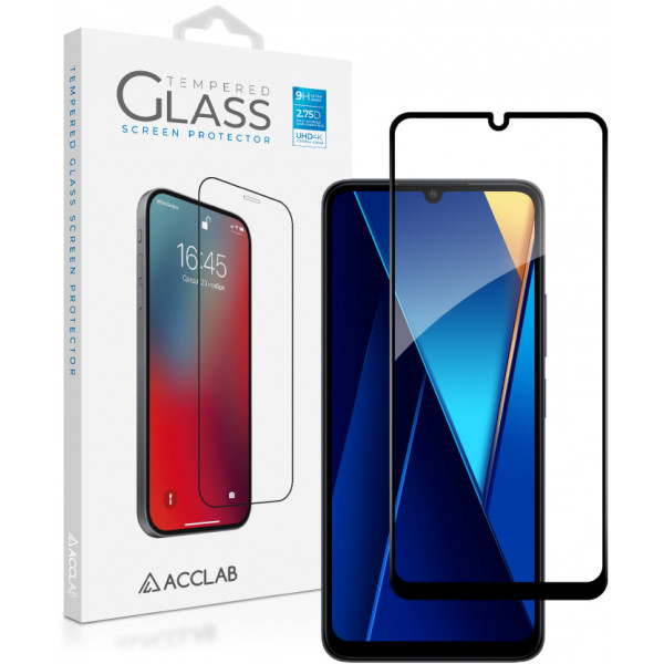Фото - Захисне скло для смартфону ACCLAB Full Glue for Xiaomi Poco C65 Black (1283126583636)