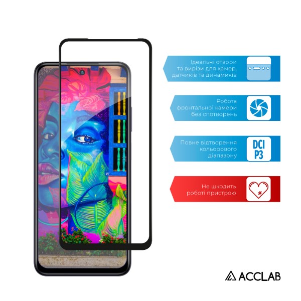 Фото - Защитное стекло для смартфона ACCLAB Full Glue for Infinix Hot 30 Play (1283126589591)