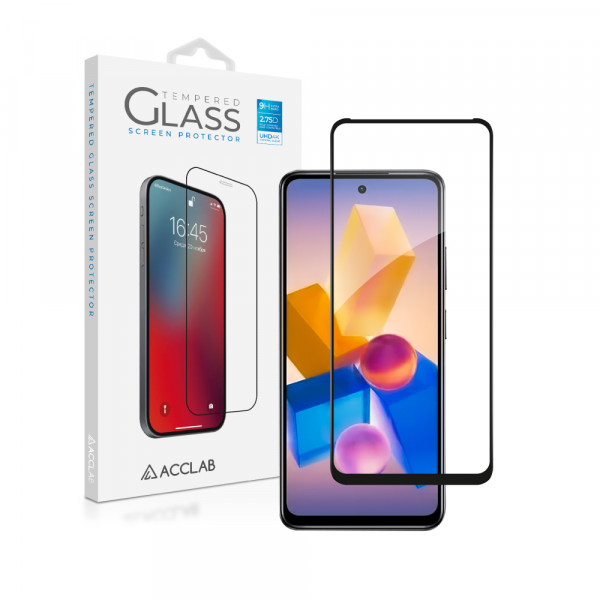 Фото - Захисне скло для смартфону ACCLAB Full Glue for Infinix Hot 40i Black Paper pack (1283126588921)