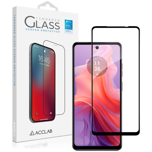 Фото - Защитное стекло для смартфона ACCLAB 9H for MOTO E14 Black (1283126597688)