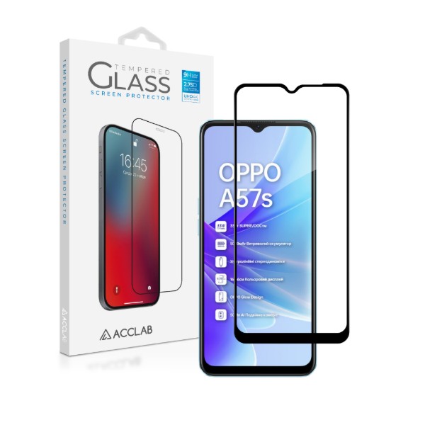 Фото - Захисне скло для смартфону ACCLAB Full Glue for Oppo A57S (1283126576690)