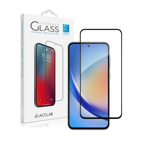 Фото - Защитное стекло для смартфона ACCLAB Full Glue for Samsung A35 (1283126588778)